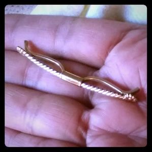 Vintage Hadley Scroll Design Art Deco Tie Bar